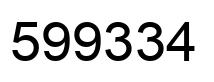 Número 599334 imagen negro