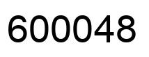 Number 600048 black image