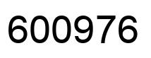 Number 600976 black image