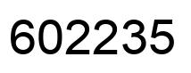 Número 602235 imagen negro