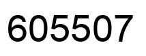 Number 605507 black image