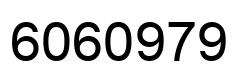 Number 6060979 black image