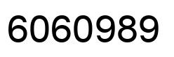 Número 6060989 imagen negro