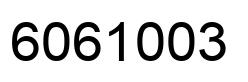 Número 6061003 imagen negro