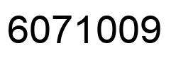 Number 6071009 black image