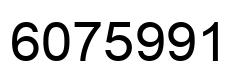 Número 6075991 imagen negro