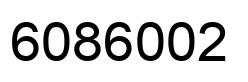 Number 6086002 black image