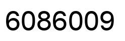 Number 6086009 black image