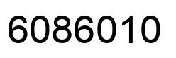 Number 6086010 black image