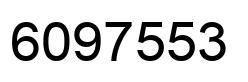 Número 6097553 imagen negro