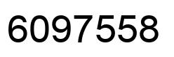 Number 6097558 black image
