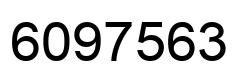 Number 6097563 black image
