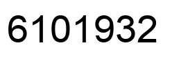 Number 6101932 black image