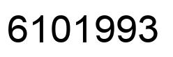 Number 6101993 black image