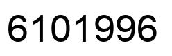 Número 6101996 imagen negro