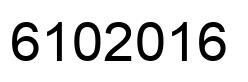 Number 6102016 black image