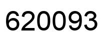 Number 620093 black image