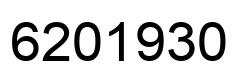 Number 6201930 black image