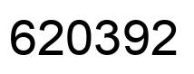 Number 620392 black image
