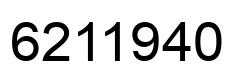 Número 6211940 imagen negro