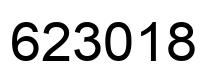 Number 623018 black image