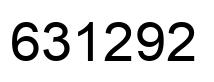 Número 631292 imagen negro