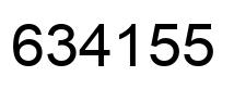 Number 634155 black image
