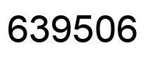 Number 639506 black image