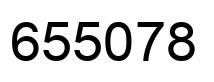 Number 655078 black image