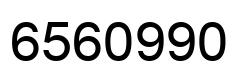 Número 6560990 imagen negro
