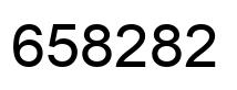 Número 658282 imagen negro