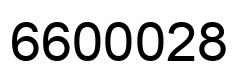 Number 6600028 black image