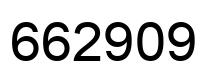 Número 662909 imagen negro