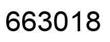 Number 663018 black image