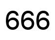 Number 666 black image