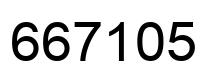 Número 667105 imagen negro