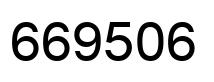 Número 669506 imagen negro