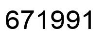 Número 671991 imagen negro