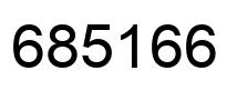 Número 685166 imagen negro