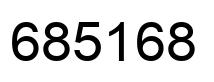 Número 685168 imagen negro