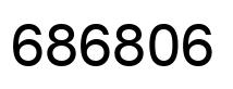 Número 686806 imagen negro