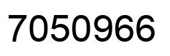 Número 7050966 imagen negro