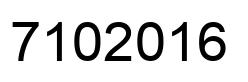 Número 7102016 imagen negro