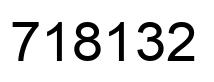 Número 718132 imagen negro