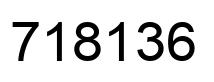 Número 718136 imagen negro