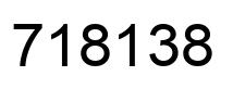 Número 718138 imagen negro