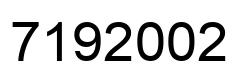 Número 7192002 imagen negro