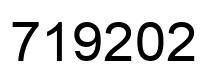 Número 719202 imagen negro
