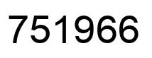 Número 751966 imagen negro