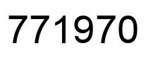 Número 771970 imagen negro